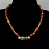 A Western Asiatic Gold and Agate Bead Necklace, ca. 1st millennium BCE