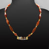 A Western Asiatic Gold and Agate Bead Necklace, ca. 1st millennium BCE