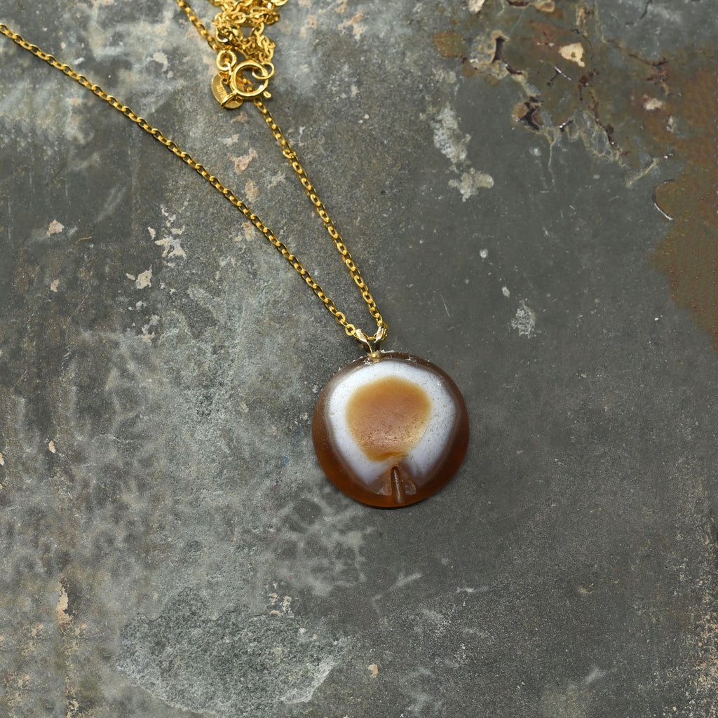 A rare South Arabian Banded Agate Stamp Seal with Inscription, Sabaean Culture, South Arabia (modern Yemen), ca. 2nd–3rd century CE