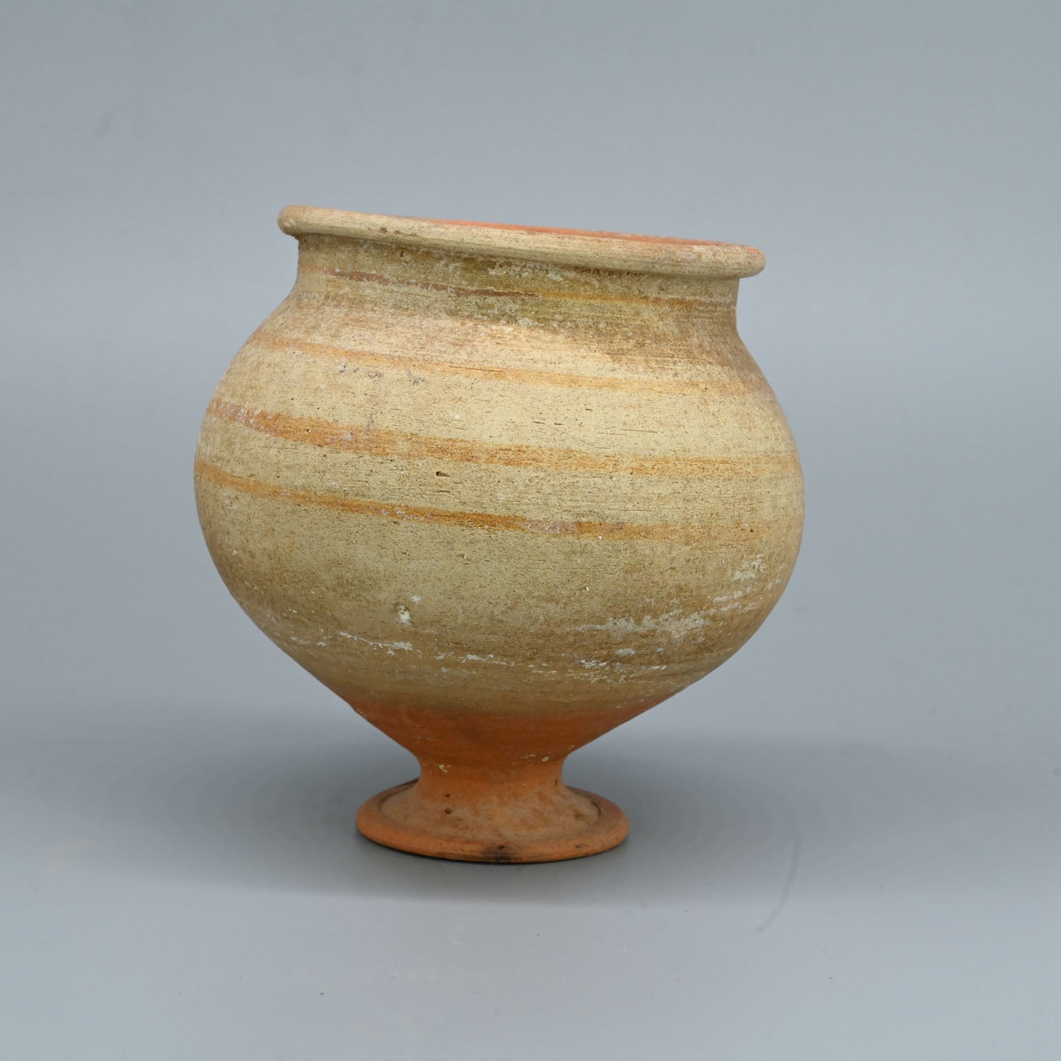 A Levantine Clay Footed Vessel, ca. early second millennium BCE