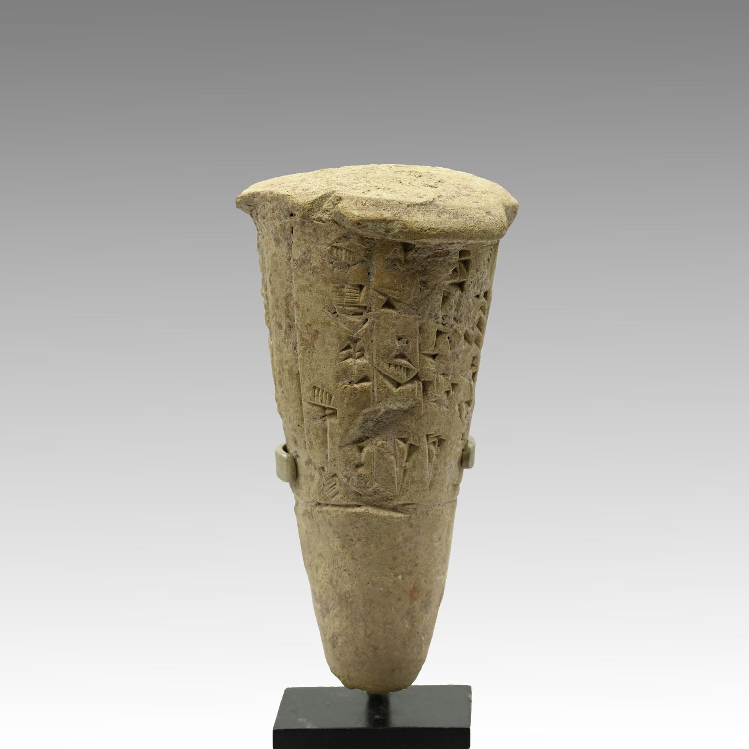 A Sumerian Foundation Cone of Gudea Dedicated to Ningirsu, Second dynasty of Lagash, reign of Gudea, ca. 2141-2122 BCE