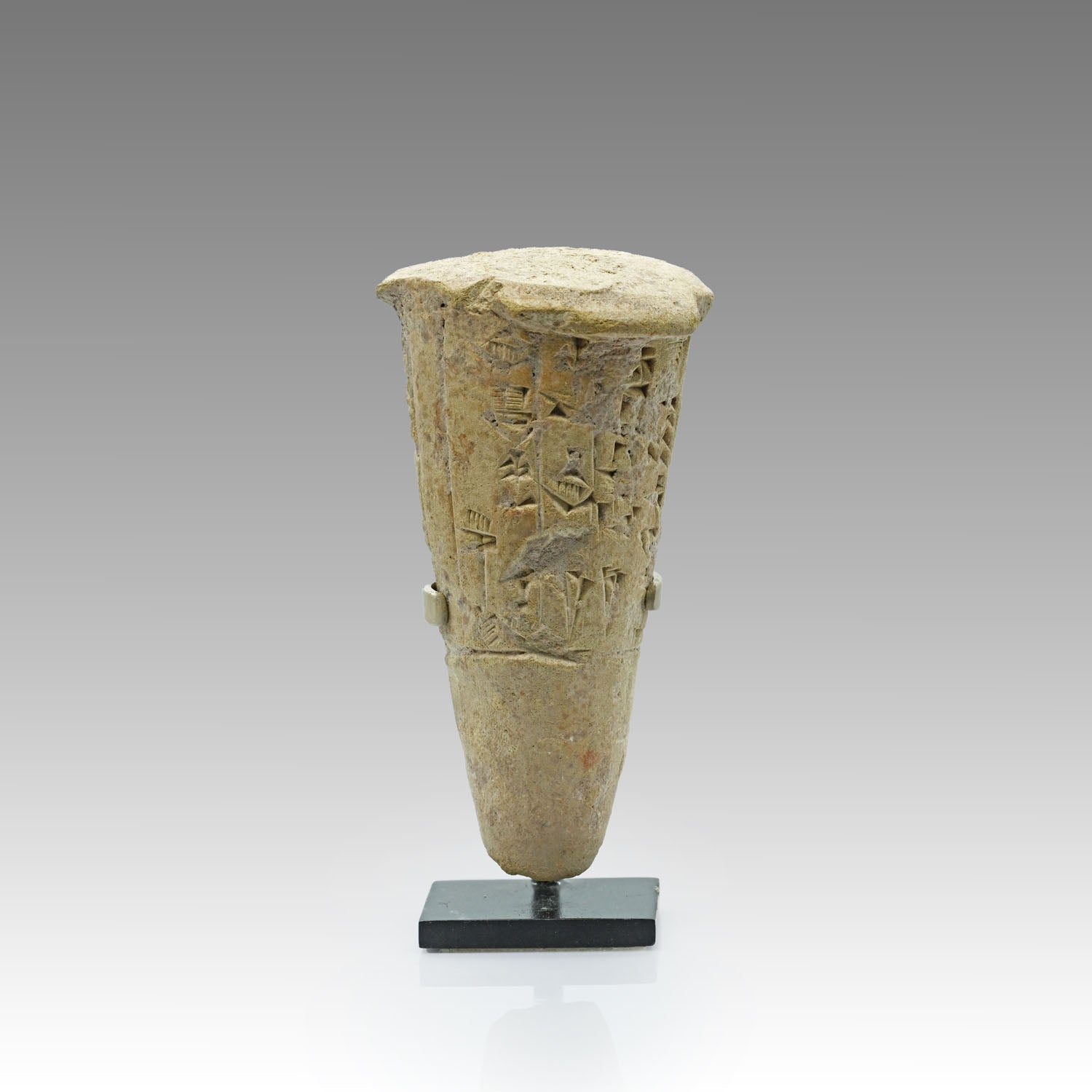 A Sumerian Foundation Cone of Gudea Dedicated to Ningirsu, Second dynasty of Lagash, reign of Gudea, ca. 2141-2122 BCE