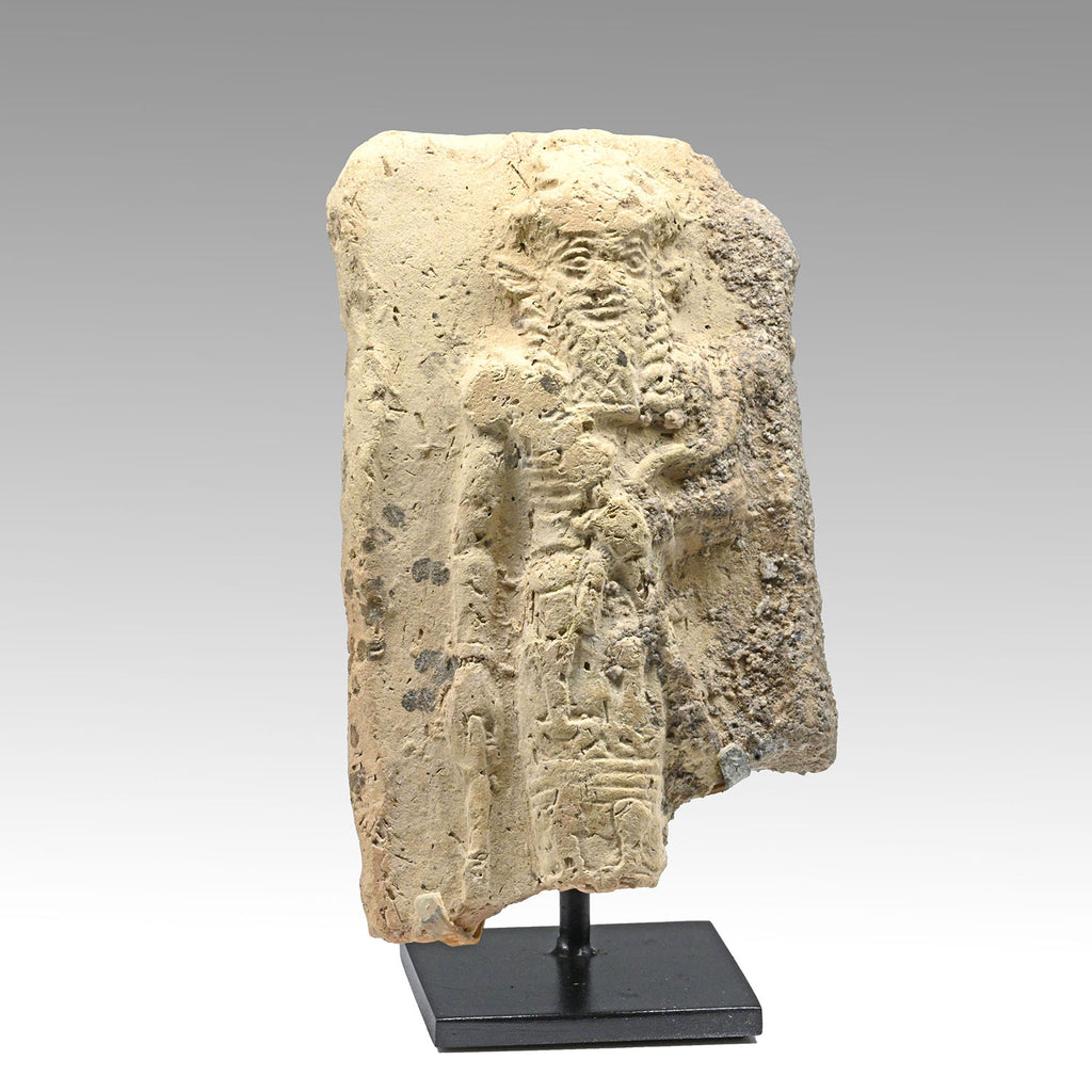 An Old Babylonian Terracotta Plaque Depicting Nergal, Old Babylonian Period, ca. 2004 - 1595 BCE