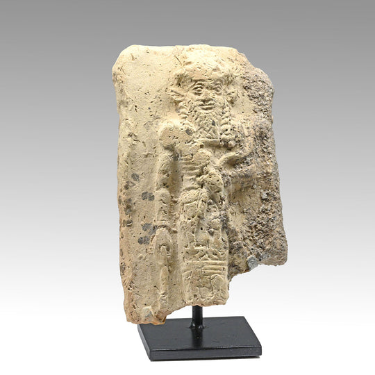 An Old Babylonian Terracotta Plaque Depicting Nergal, Old Babylonian Period, ca. 2004 - 1595 BCE
