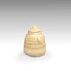 A Biblical "Beehive" Alabaster Jar and Lid, Hellenistic - early Roman Period, ca. 3rd century BCE - 1st century CE