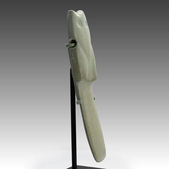 A Costa Rican Jade Owl Axe Pendant, Early Classic Period, ca. 5th – 12th century CE