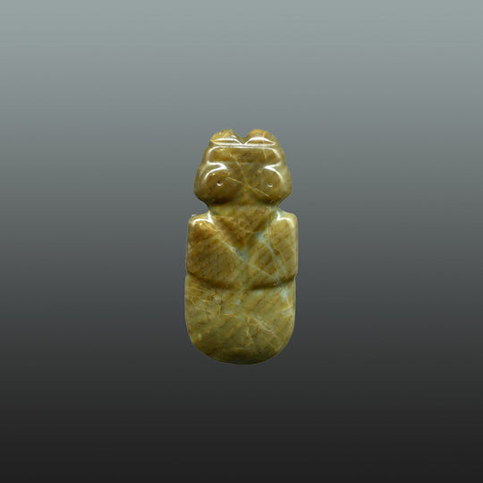 A Costa Rican Greenstone Axe God Pendant, Early Classic Period, ca. 100 - 600 CE