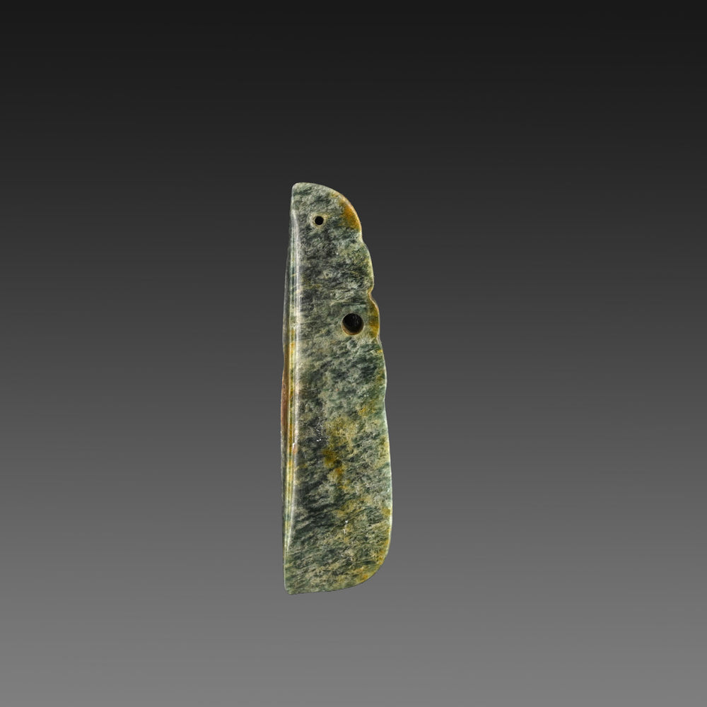 A Costa Rican Jadeite Bird-Celt Pendant, Early Classic Period, ca. 100 - 600 CE