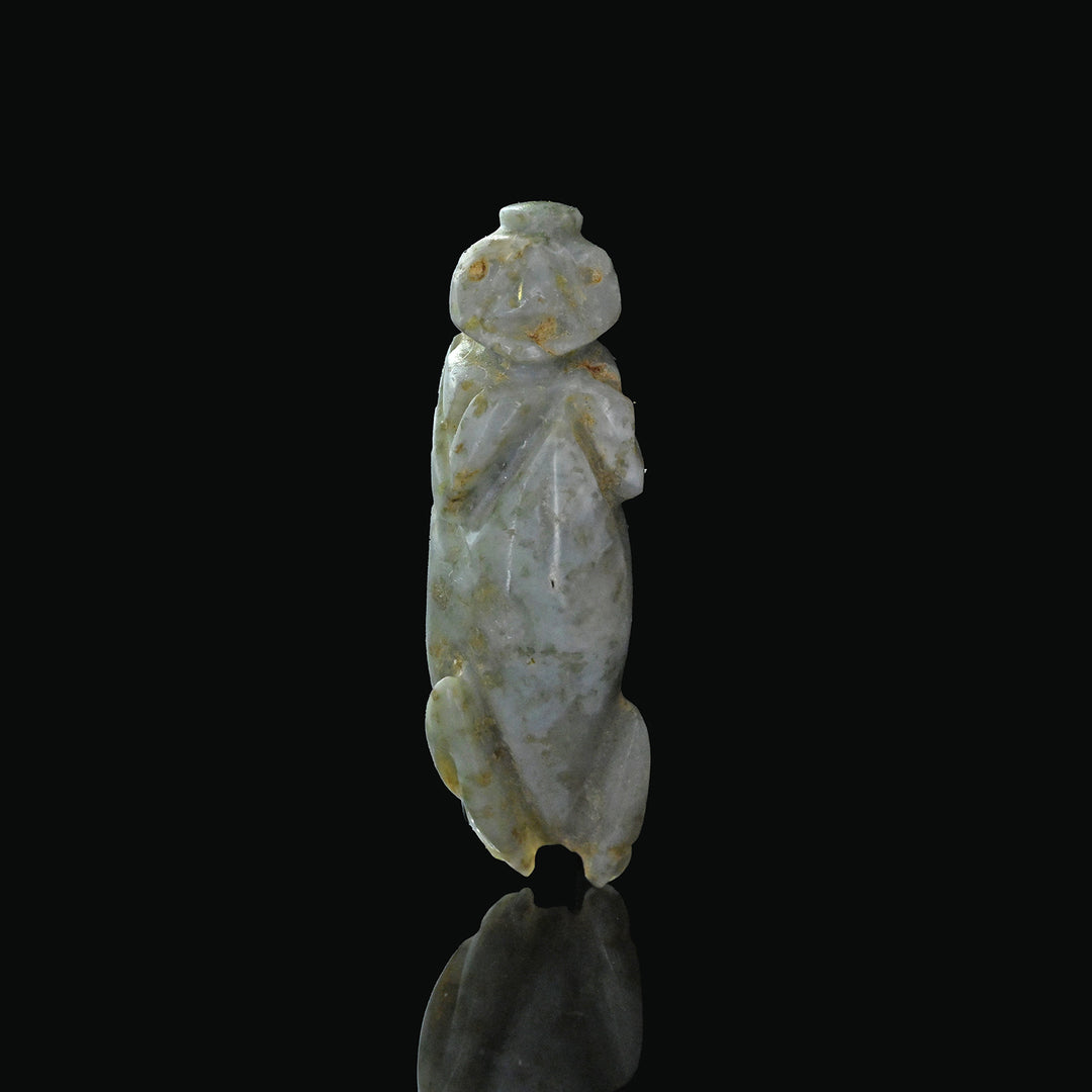 A Costa Rican Jade Locust/Grasshopper, ca. 300 - 900 CE