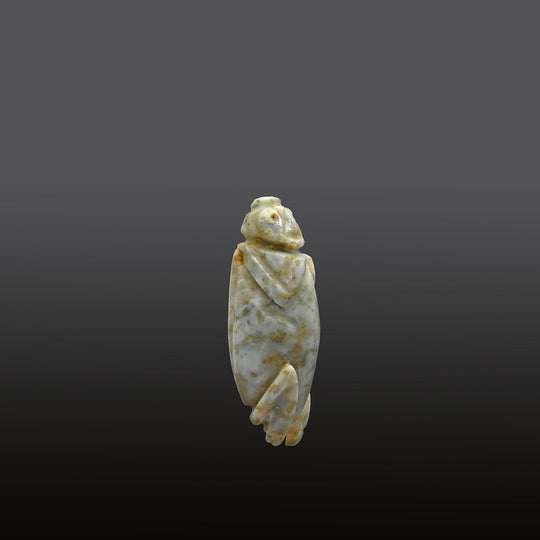 * Eine Jadeheuschrecke/Heuschrecke aus Costa Rica, ca. 300 - 900 n. Chr