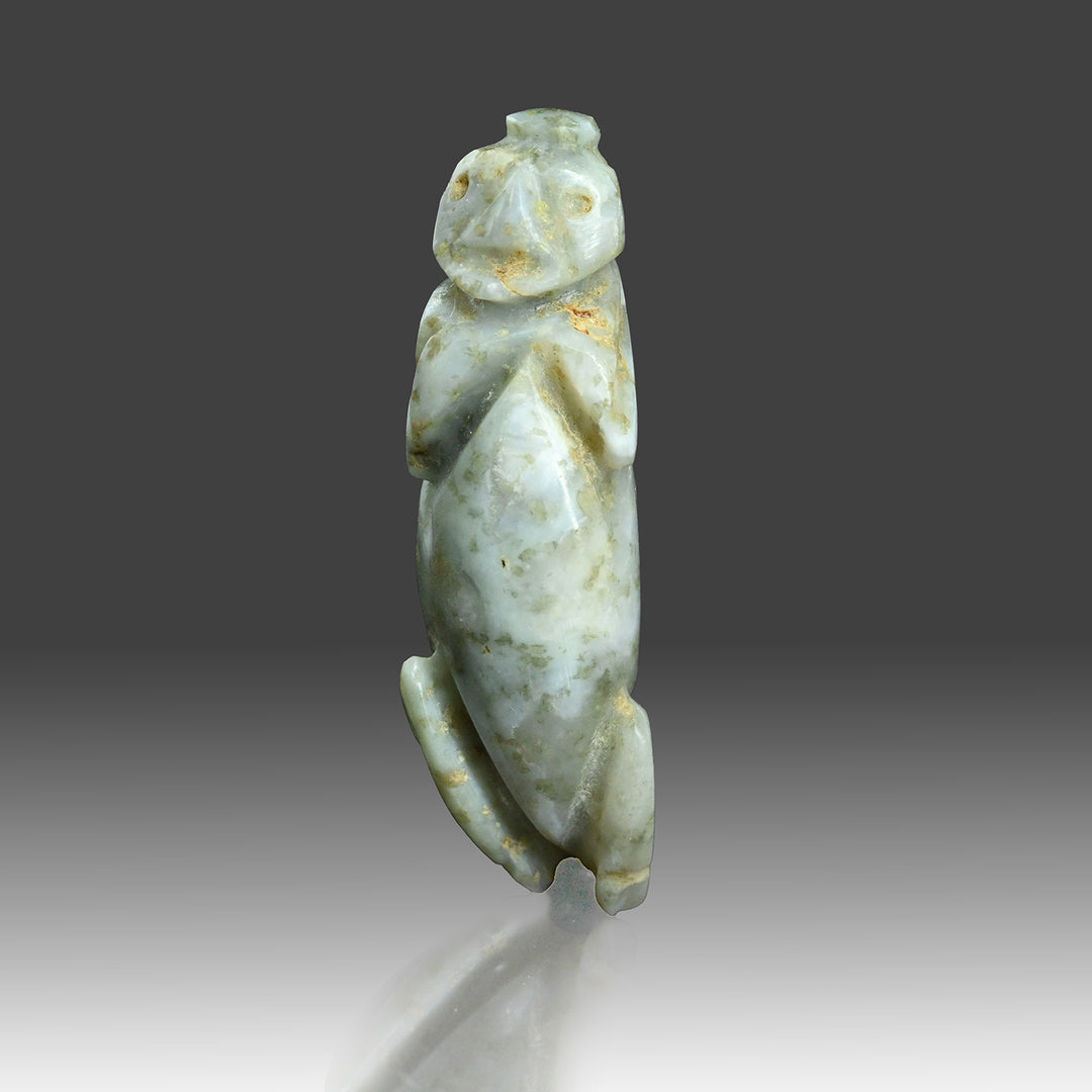 A Costa Rican Jade Locust/Grasshopper, ca. 300 - 900 CE