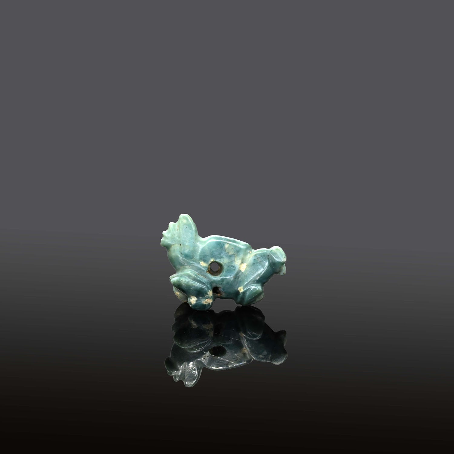 A Costa Rican Jadeite Hybrid Pendant Amulet, Late Formative to Early Classic period ca. 300 - 500 CE