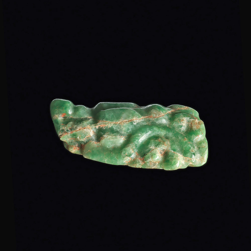 A Maya Jade Serpent Pendant, Classic Maya Period, ca. 500 - 800 CE