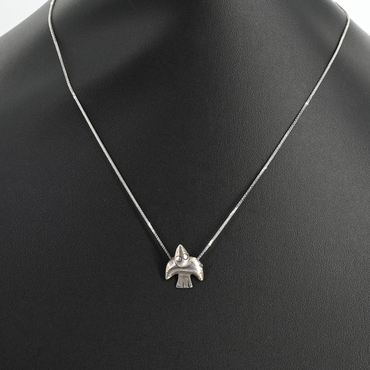A superb Moche Silver Sea Bird Pendant, ca. 100 BCE - 300 CE