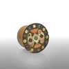 Chimu Inlaid Wood Ear Spool, ca. 900 - 1250 CE