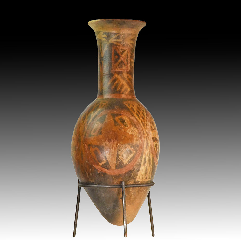 A large Narino Pottery Bullet Amphora, Columbia, ca. 750 -1200 CE