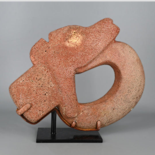 Ein seltener Veracruz Jaguar Hacha, klassische Periode, ca. 600 - 900 n. Chr