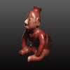 Colima Redware Seated Hunchback Figure, Protoclassic to Early Classic Period, ca. 100 BCE – 250 CE
