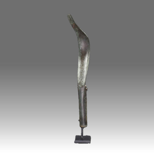 A decorated Roman Bronze Strigil, ca. 1st -2nd century CE