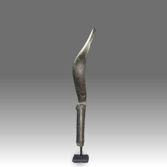 A decorated Roman Bronze Strigil, ca. 1st -2nd century CE