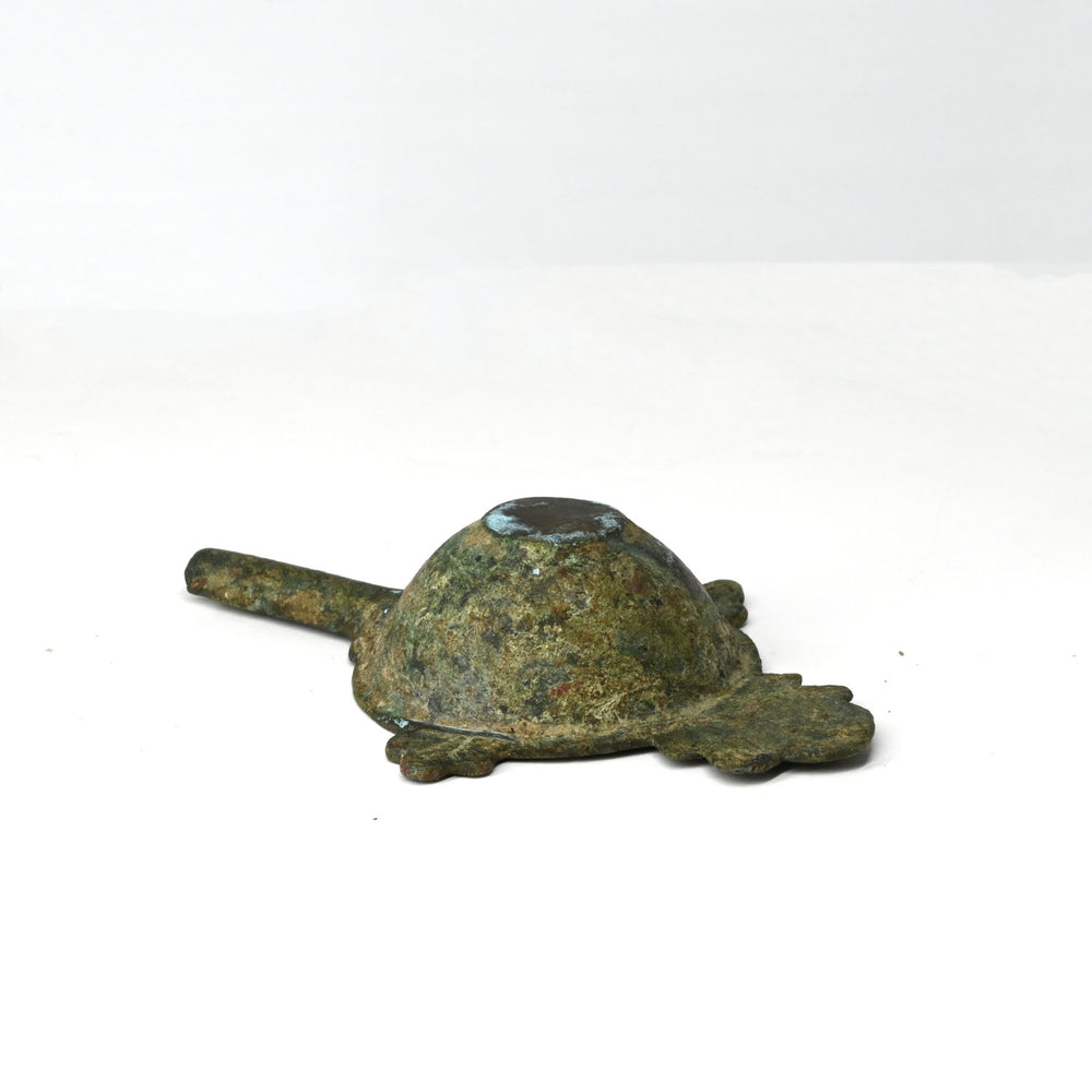 A Late Roman Bronze Oil Lamp Filler, Late Roman Period, ca. 3rd century CE