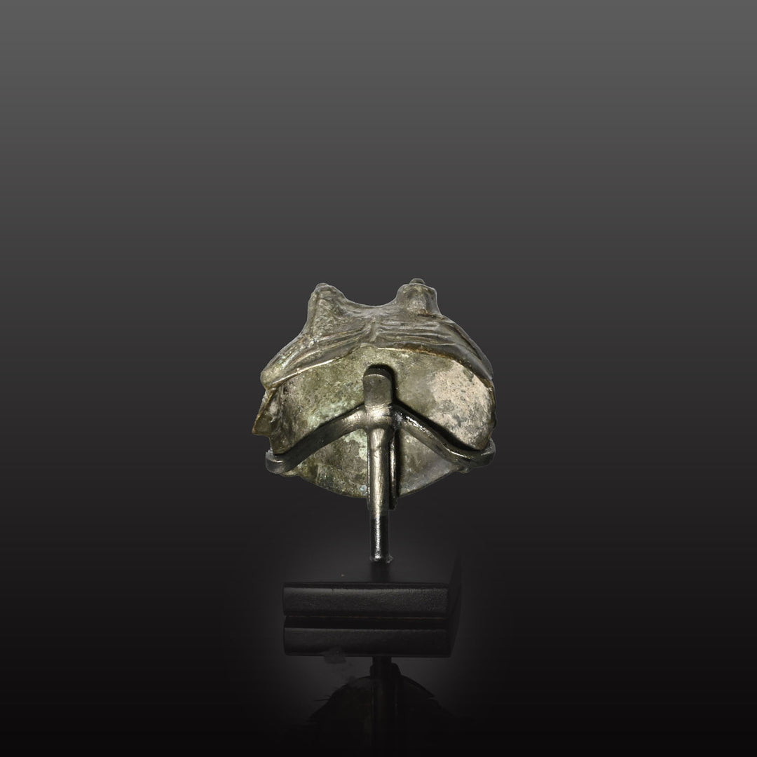 Applique romaine en bronze de Dionysos, période impériale romaine, vers le IIe siècle de notre ère