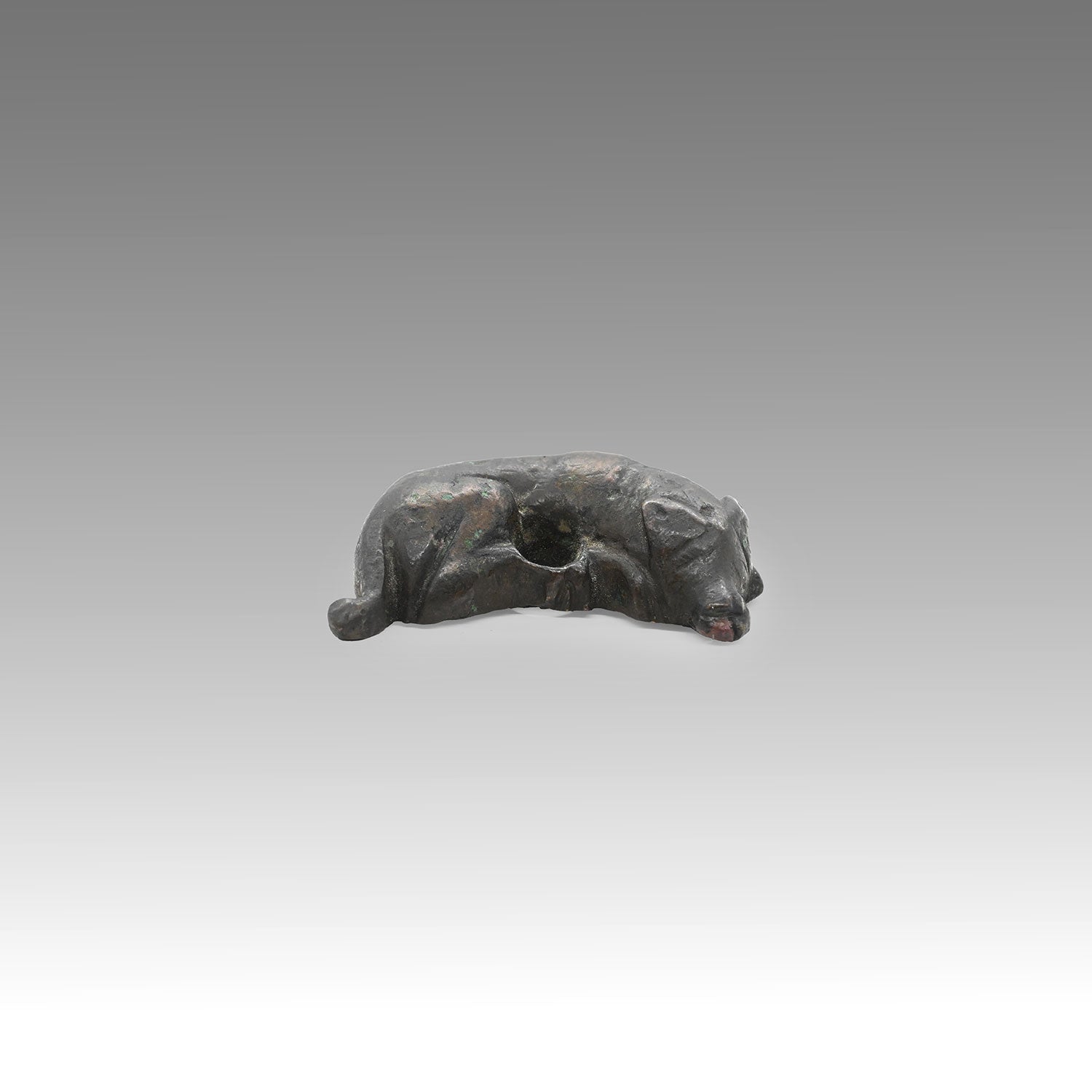 A Gallo-Roman Bronze Dog, Roman Imperial Period, ca. 1st - 3rd century CE