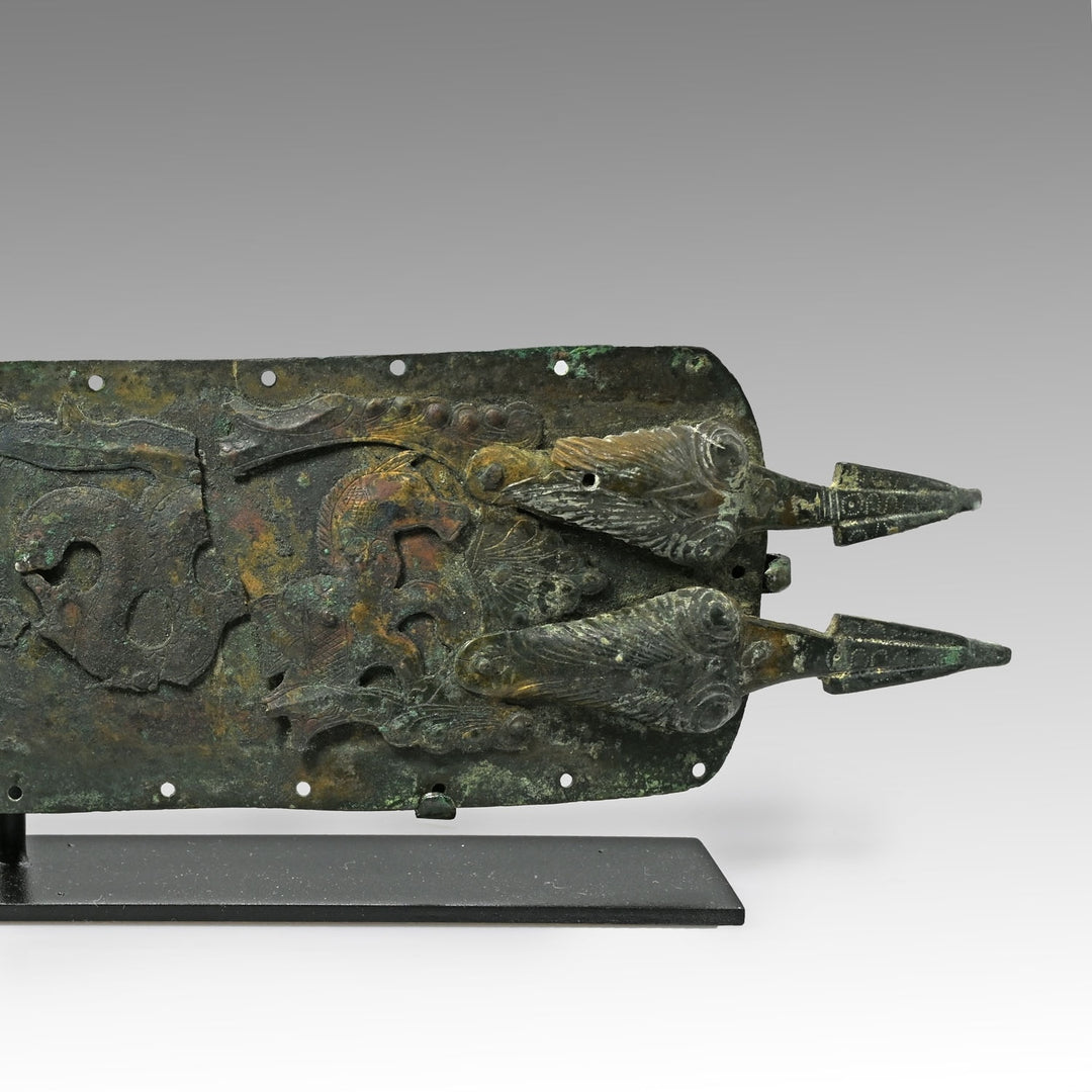 A Roman/Samnite Bronze Gladiator Belt Fragment, ca. 350–325 BCE