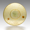A Roman Yellow Glass Plate, Roman Imperial Period,  ca. 1st century CE