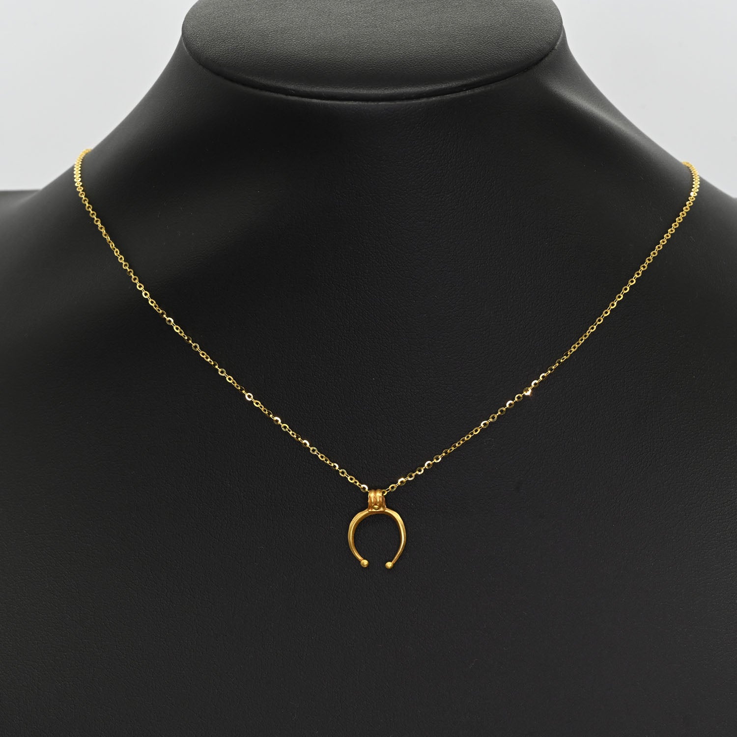 A Roman Gold Luna Pendant, Roman Imperial Period, ca. 1st – 3rd century CE