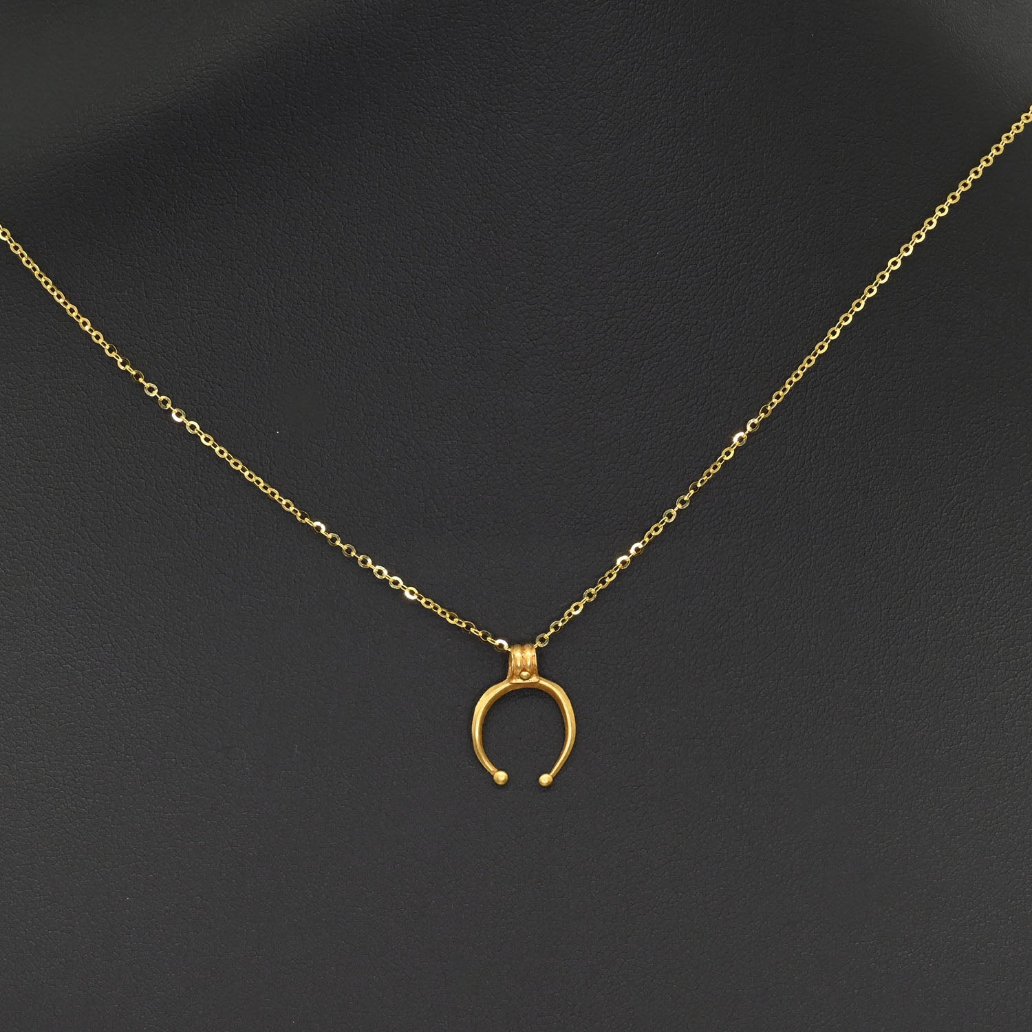 A Roman Gold Luna Pendant, Roman Imperial Period, ca. 1st – 3rd century CE