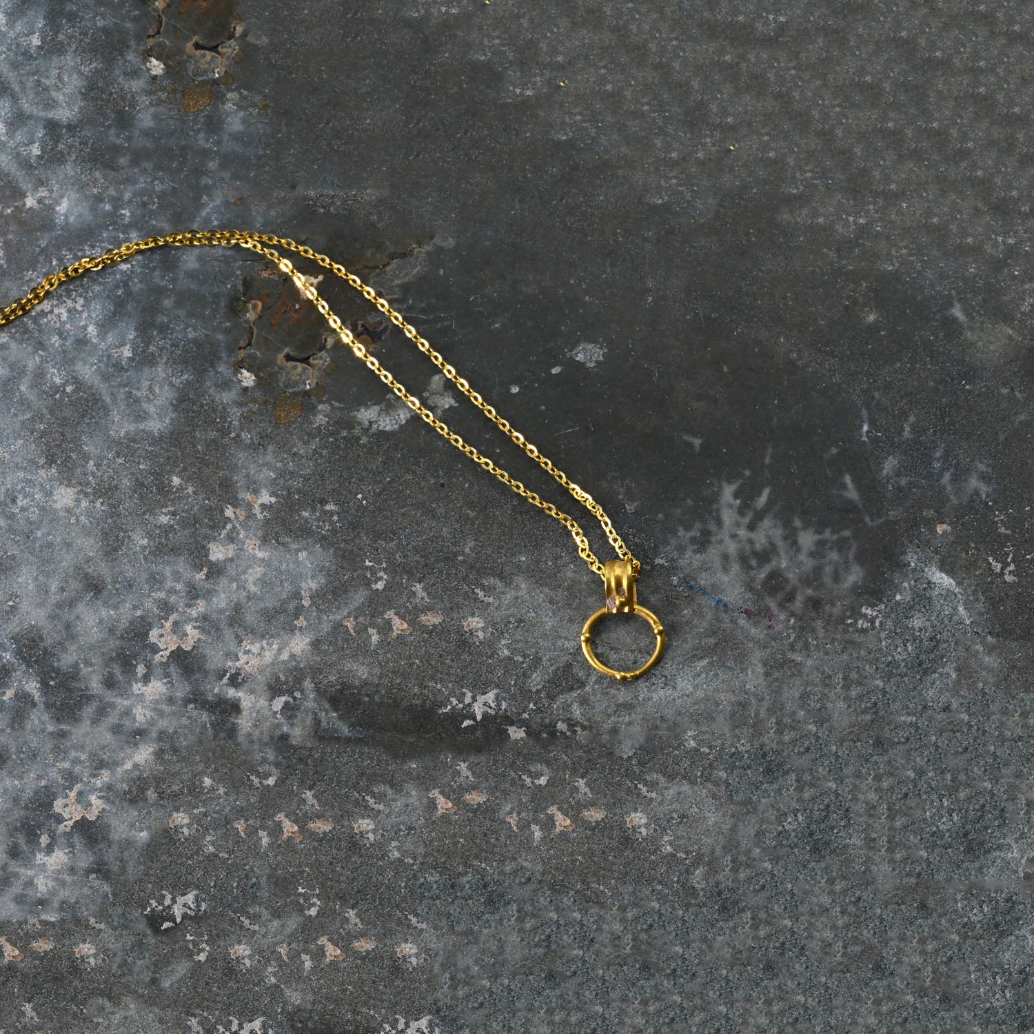 A tiny Roman Gold Luna Pendant, Roman Imperial Period, ca. 1st - 2nd century CE