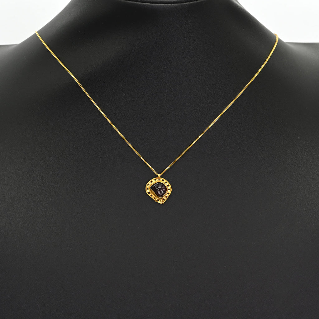 A Late Roman - Early Byzantine Gold and Garnet Pendant, ca. 4th - 6th century CE