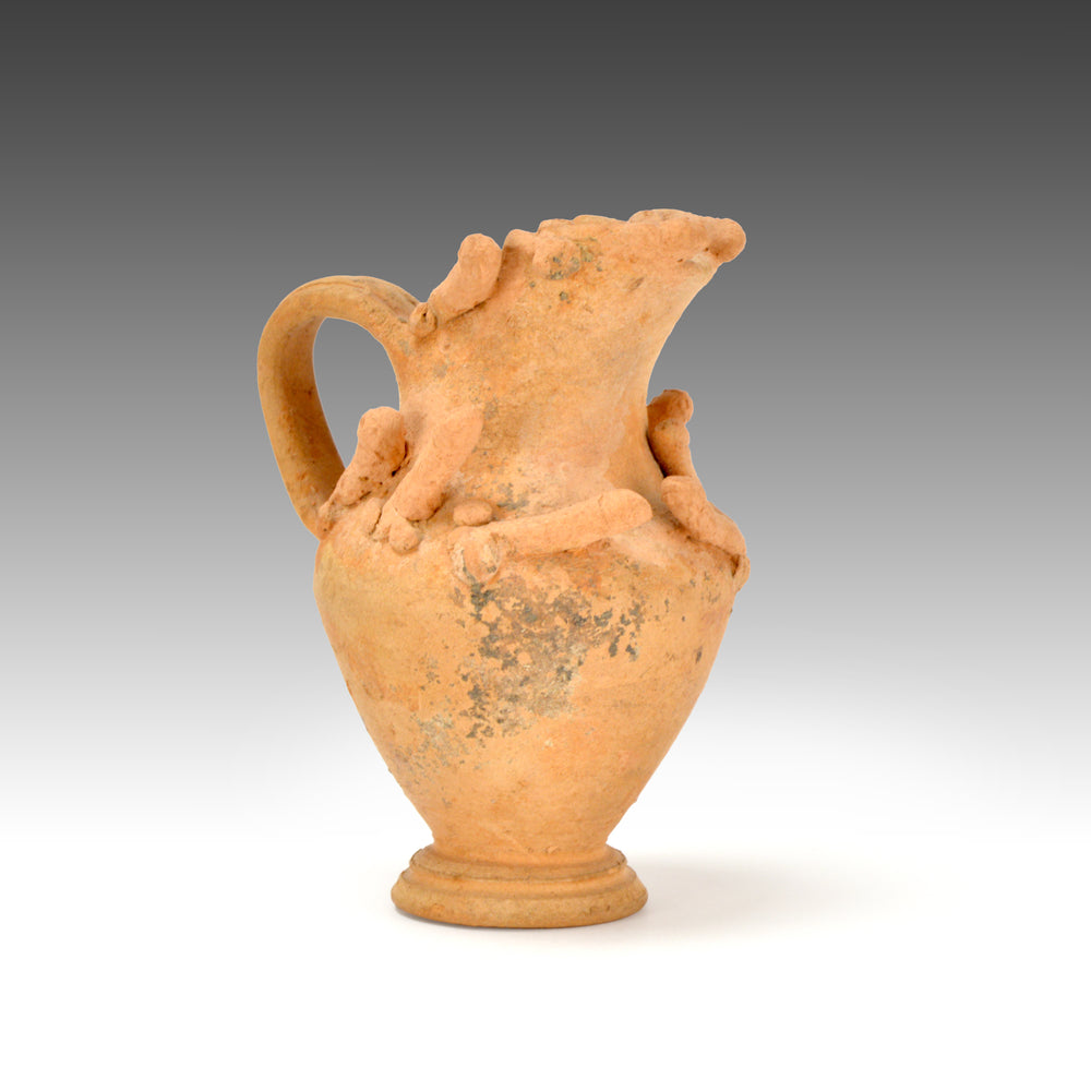 A Roman Phallic Terracotta Juglet, ca. 1st - 2nd century CE