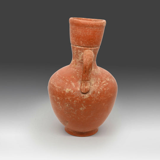 A Roman Redware Double Handled Pitcher, Roman Imperial Period, ca. 1st century CE