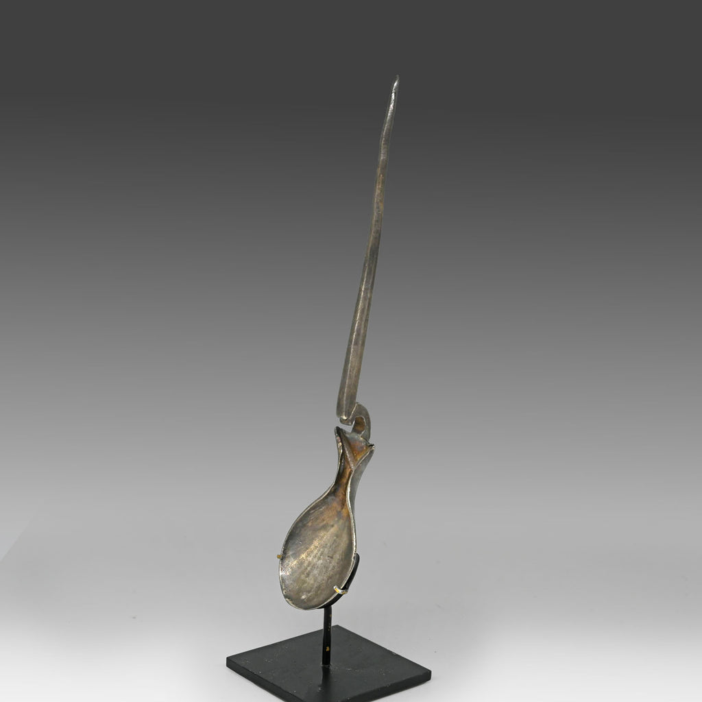 A Late Roman Silver Spoon, Late Roman Period, ca. 3rd - 5th century CE