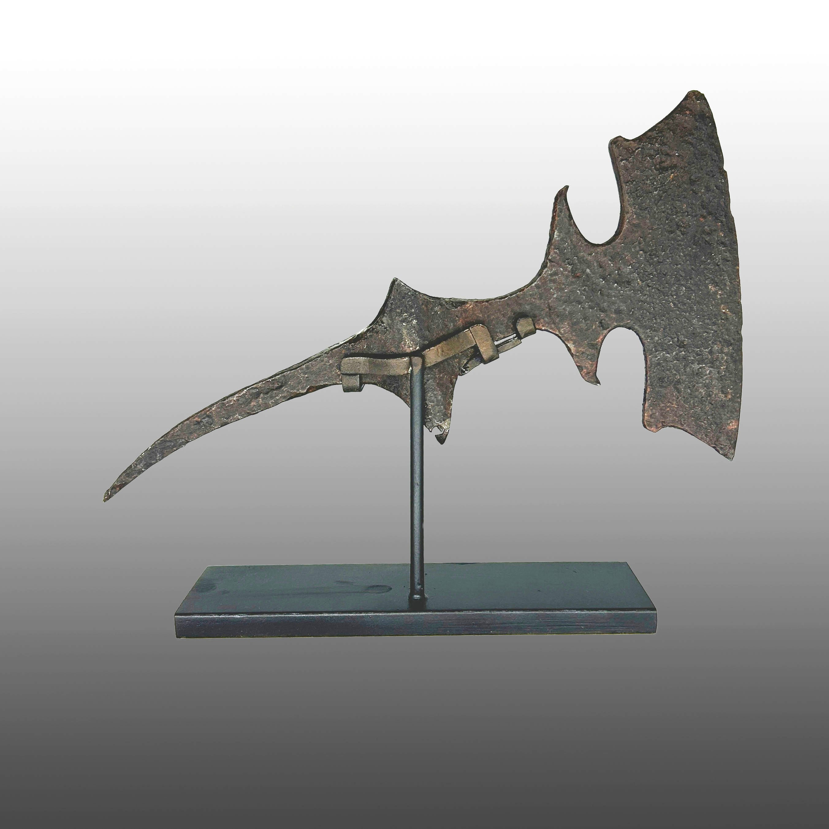 A Kievan Rus/Viking Period Iron Axe Head, ca. 9th - 11th century CE