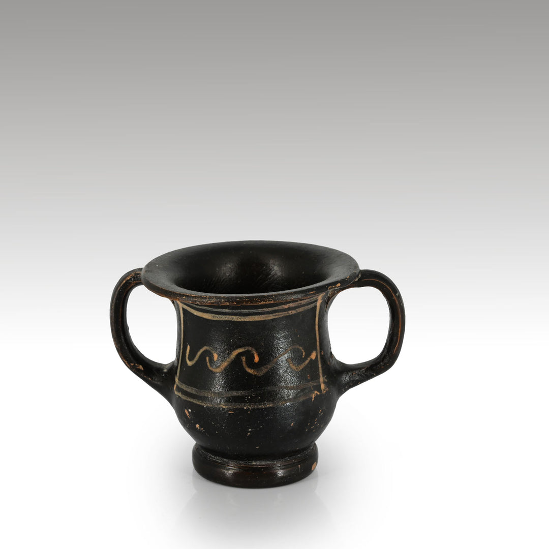 An Apulian Xenonware Miniature Kantharos, ca. 4th century BCE