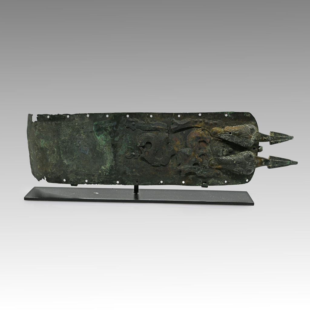 A Roman/Samnite Bronze Gladiator Belt Fragment, ca. 350–325 BCE
