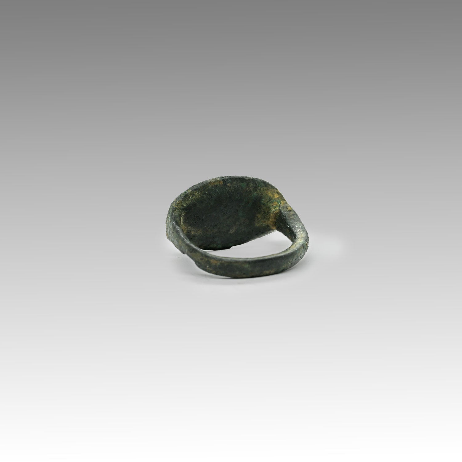 Nabataean Bronze & Gold Finger Ring, ca. 2nd century BCE - 1st century CE
