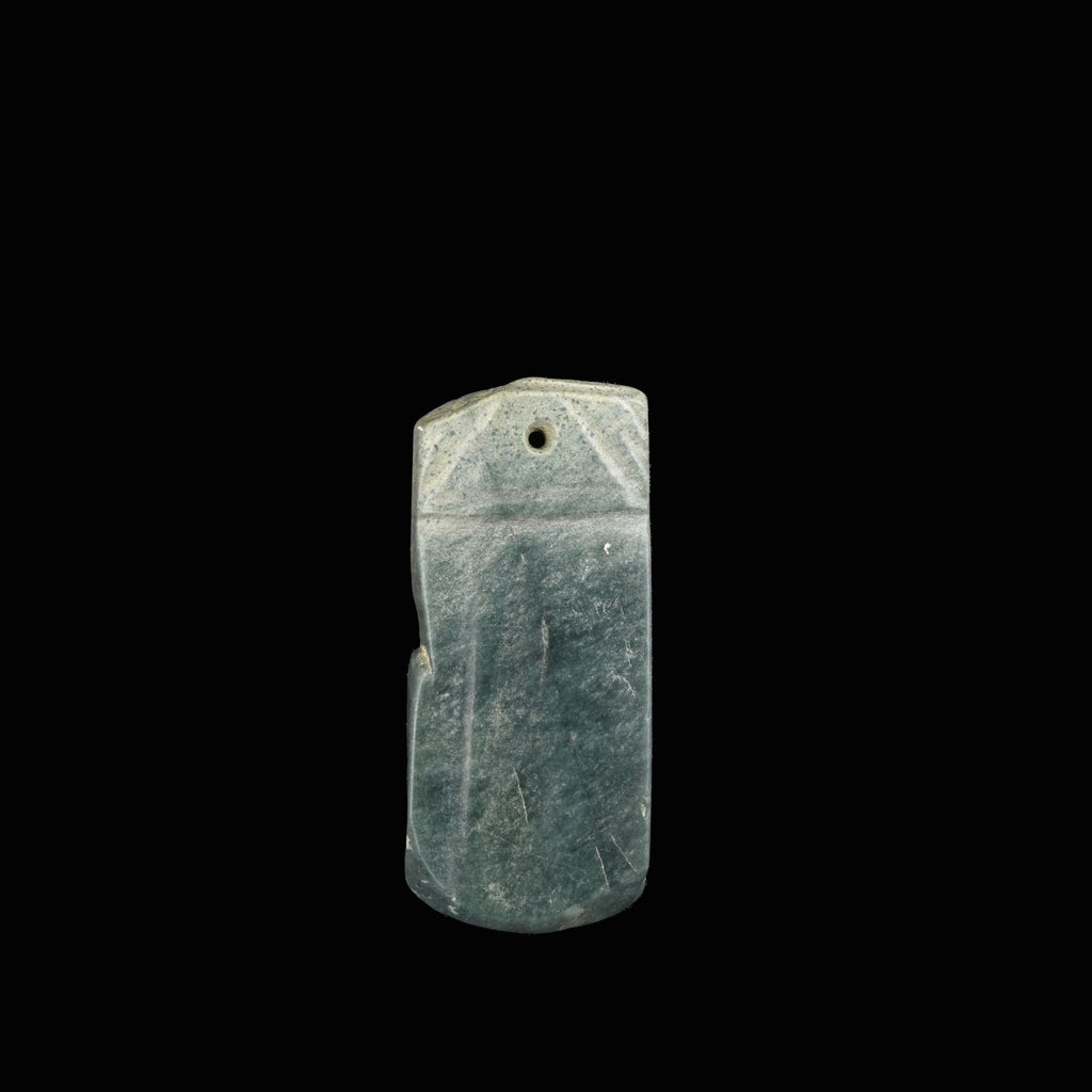 A Costa Rican Jade Rectangular Pendant, Classic Period, ca. 300 - 900 CE