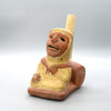 A Moche Blind Figure Effigy Vessel, Moche III - V, ca. 500 - 800 CE