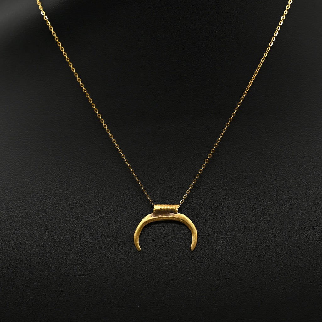 A Roman Gold Luna Pendant, Roman Imperial Period, 1st - 3rd century CE