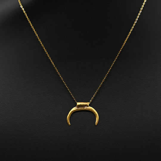 A Roman Gold Luna Pendant, Roman Imperial Period, 3rd - 4th century CE