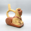 A Moche Blind Figure Effigy Vessel, Moche III - V, ca. 500 - 800 CE