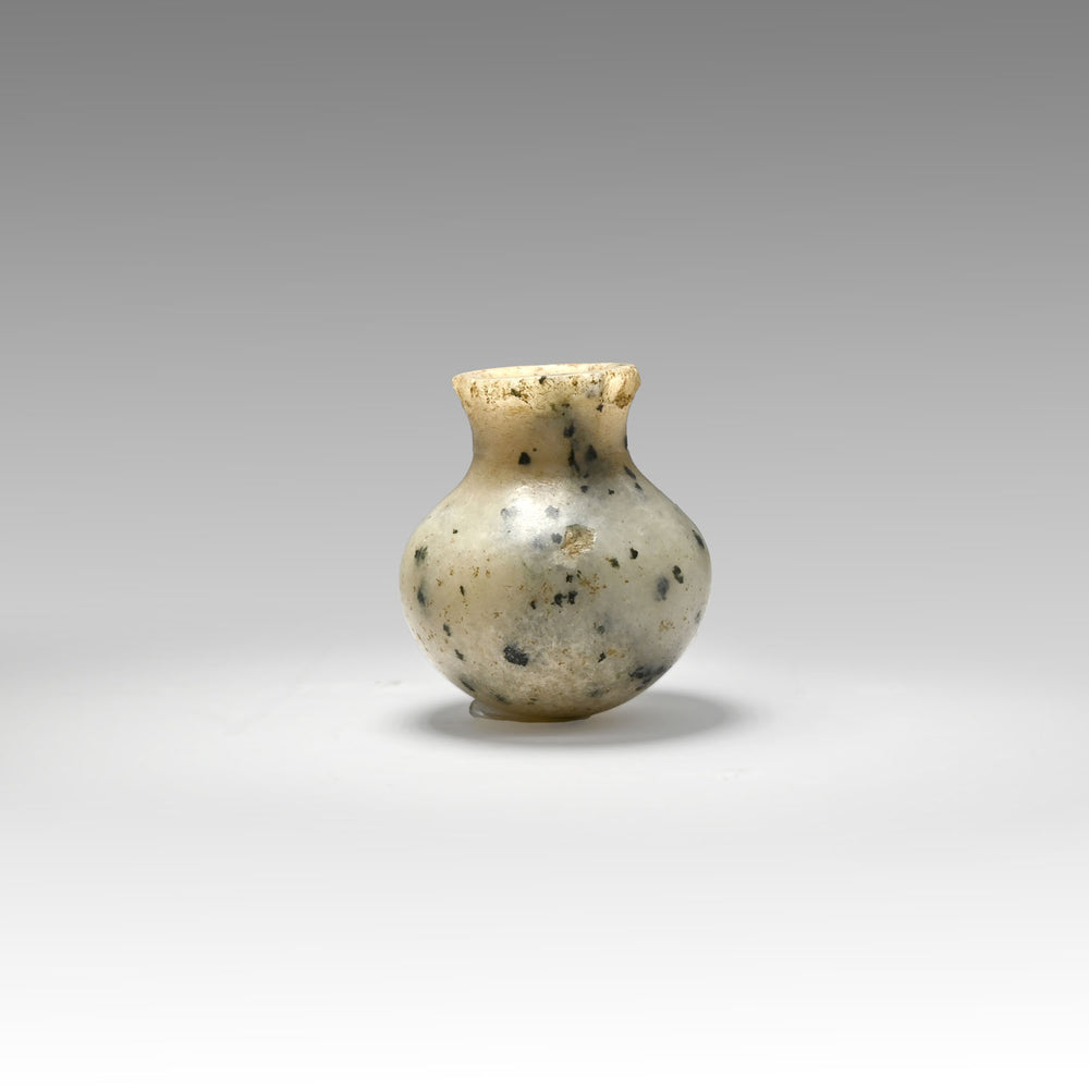 An Egyptian Miniature Gneiss Votive Vessel, Old Kingdom, ca. 2730 - 2544 BCE