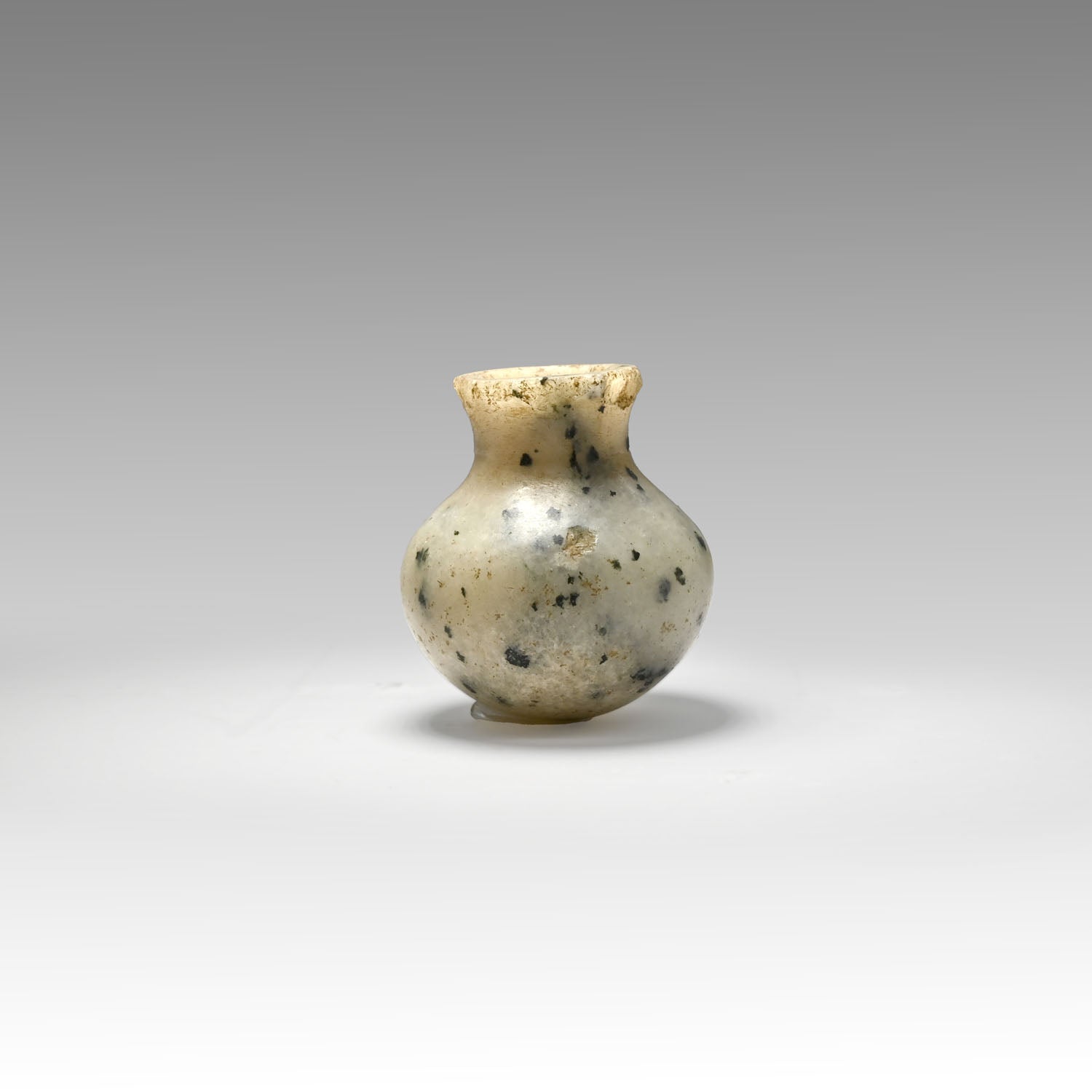 An Egyptian Miniature Gneiss Votive Vessel, Old Kingdom, ca. 2730 - 2544 BCE