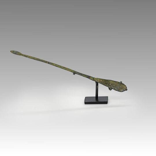 A Roman Bronze Medical Cyathiscomele, Roman Imperial Period, ca.  1st - 2nd century CE