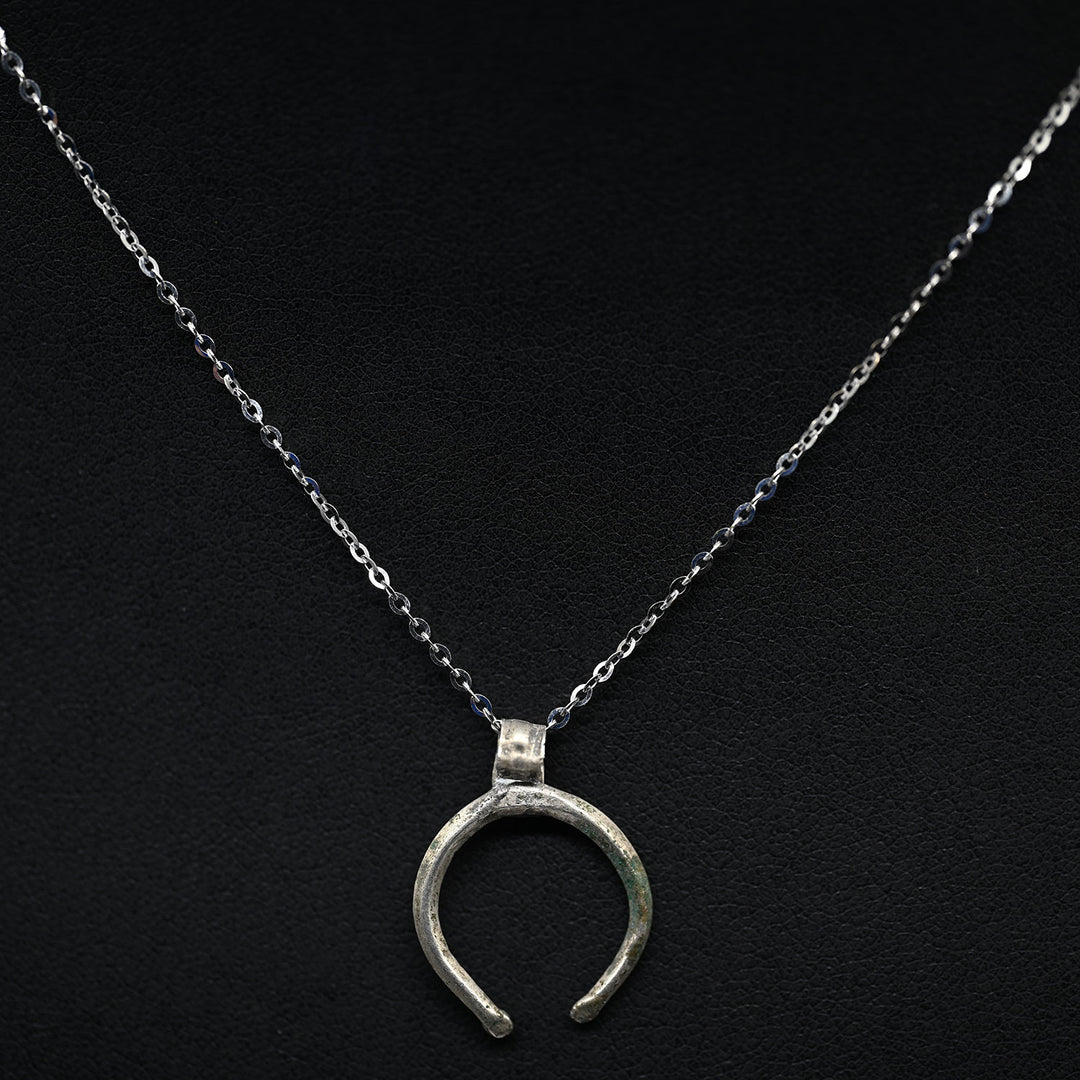 A Roman Silver Luna Pendant, Roman Imperial Period, 1st - 3rd century CE