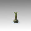 A miniature Roman Green Glass vial, ca. 1st - 3rd century CE